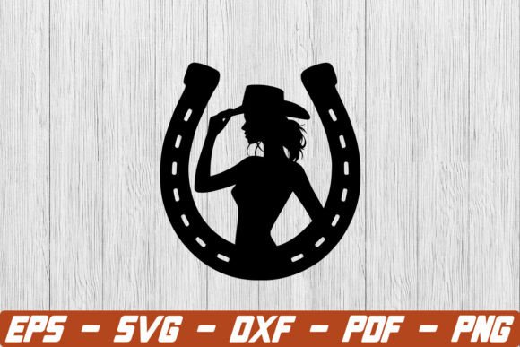 Cowgirl Riding a Horse Svg, Cowboy Svg