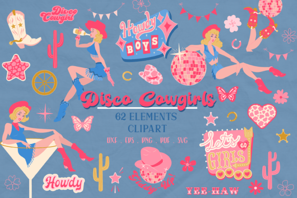 Disco Cowgirl SVG Pink Western SVG Review