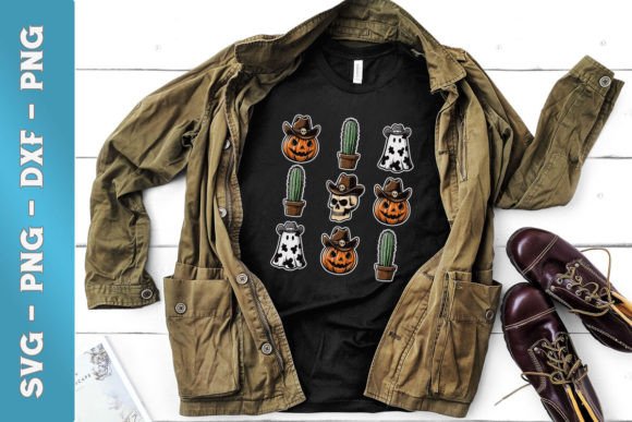 Western Halloween Cactus Cowboy SVG Review