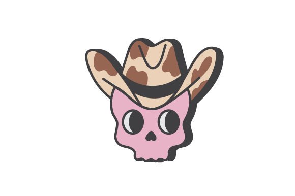 Western Halloween Skull