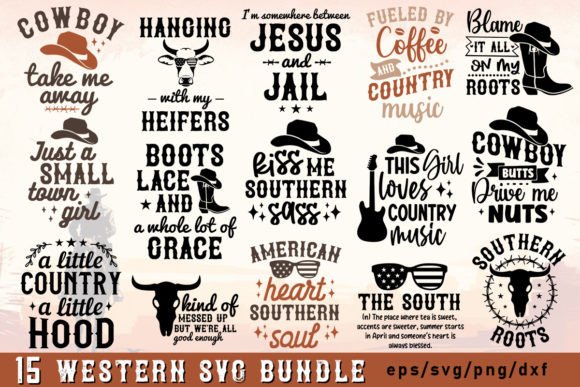 Western SVG Bundle Cowgirl Country Review
